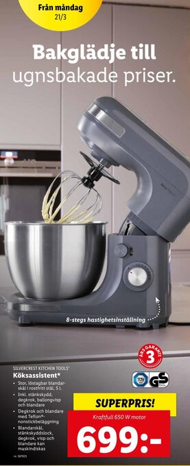 Lidl Silvercrest Kitchen Tools Köksassistent erbjuda