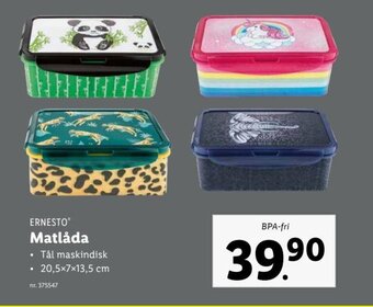 Lidl Ernesto Matlåda erbjuda