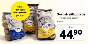 Svensk sättpotatis 2kg