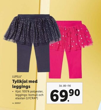 Lidl Lupilu Tyllkjol med leggings erbjuda