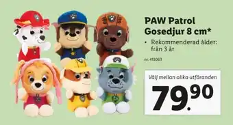 Lidl PAW Patrol Gosedjur 8 cm erbjuda