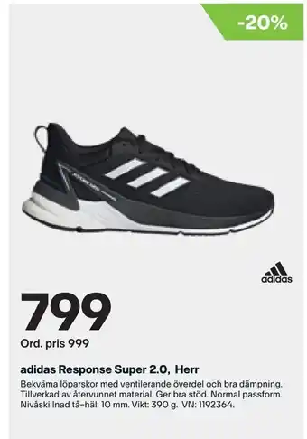 XXL adidas Response Super 2,0, Herr erbjuda