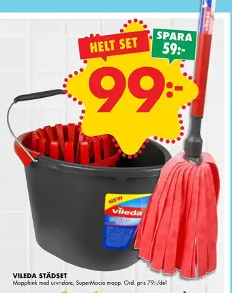 ÖoB Vileda städset erbjuda