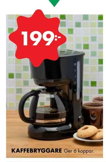 ÖoB Kaffebryggare erbjuda