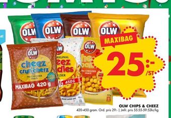 ÖoB Olw chips & cheez erbjuda