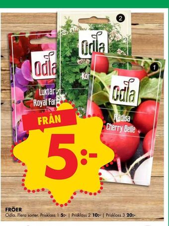 ÖoB Fröer erbjuda
