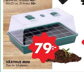 ÖoB Växthus mini erbjuda
