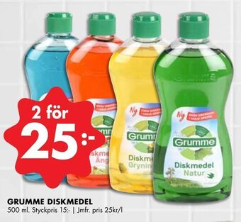 ÖoB Grumme diskmedel erbjuda