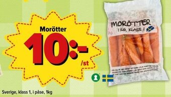 Östenssons Morötter erbjuda