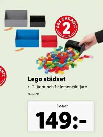 Lidl Lego städset erbjuda