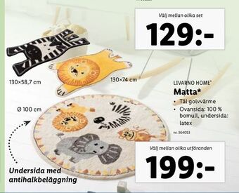 Lidl Matta erbjuda