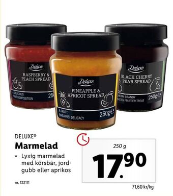 Lidl Marmelad erbjuda