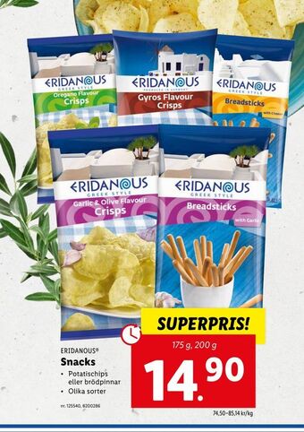 Lidl Snacks erbjuda