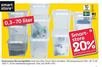 Rusta Smartstore förvaringslåda erbjuda