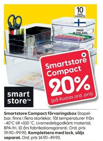 Rusta Smartstore Compact förvaringsbox erbjuda