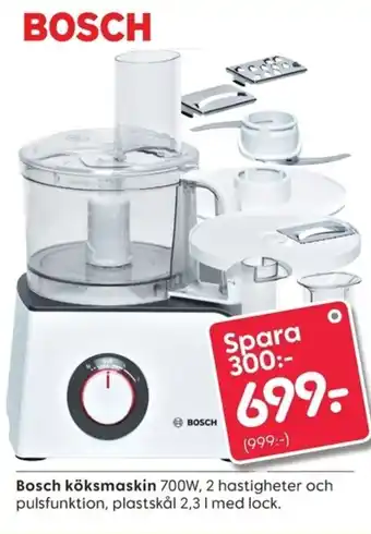 Rusta Bosch köksmaskin 700W erbjuda
