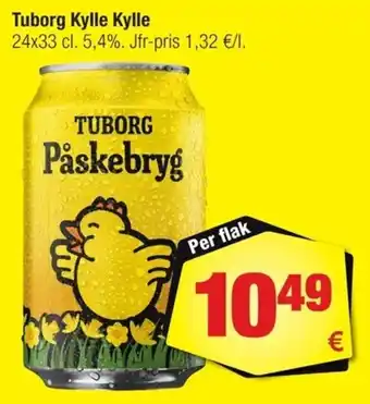 Calle Tuborg Kylle Kylle 24x33 cl erbjuda