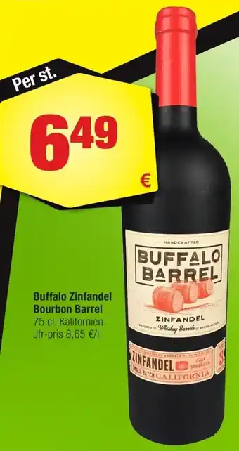 Buffalo Zinfandel Bourbon Barrel 75 cl