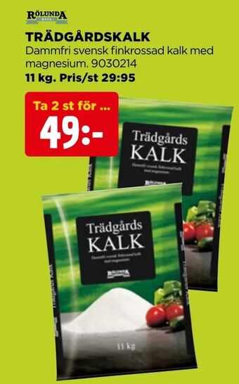 Jem&Fix Trädgårdskalk erbjuda