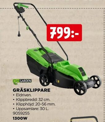 Jem&Fix Gräsklippare erbjuda