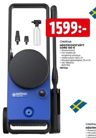 Jem&Fix Högtryckstvätt core 130-6 erbjuda