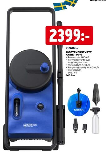 Jem&Fix Högtryckstvätt core 140-6 erbjuda