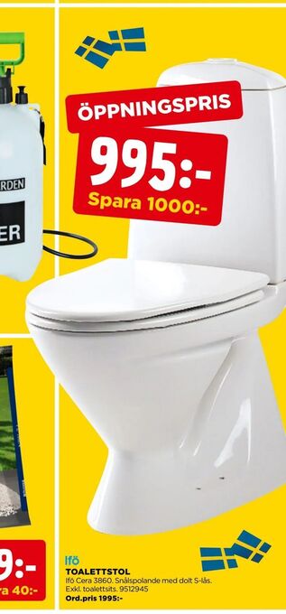 Jem&Fix Toalettstol erbjuda