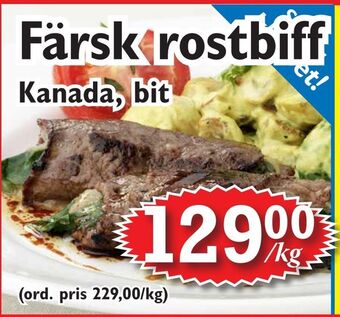 T-jarlen Färsk rostbiff erbjuda