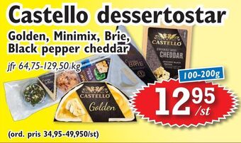 T-jarlen Castello dessertostar erbjuda