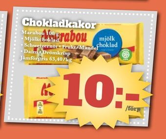 Bonum Matmarknad Chokladkakor erbjuda