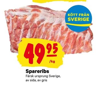 City Gross Spareribs erbjuda