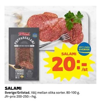 Coop Extra Salami erbjuda