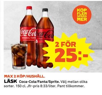 Coop Daglivs Läsk erbjuda