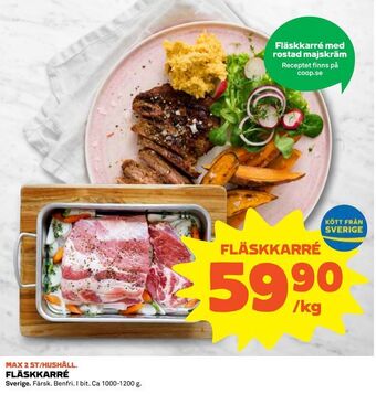Coop Daglivs Fläskkarré erbjuda