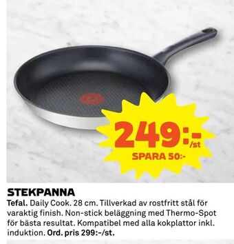 Coop Daglivs Stekpanna erbjuda