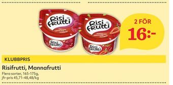 Hemköp Risifrutti, Mannafrutti erbjuda