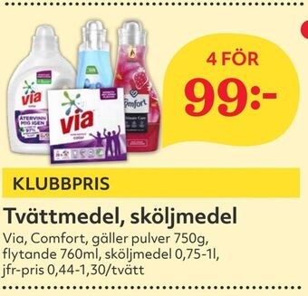 Hemköp Tvättmedel, sköljmedel erbjuda