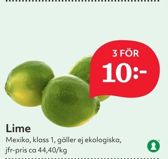 Hemköp Lime erbjuda