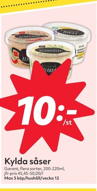 Hemköp Kylda såser erbjuda