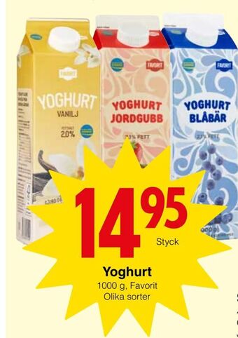 Matöppet Yoghurt erbjuda