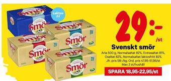 City Gross Svenskt smör erbjuda