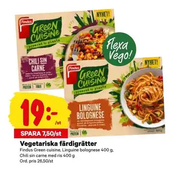 City Gross Vegetariska färdigrätter erbjuda