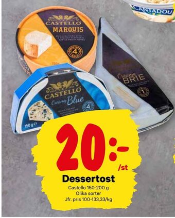 City Gross Dessertost erbjuda