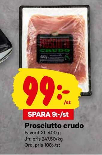 City Gross Prosciutto crudo erbjuda