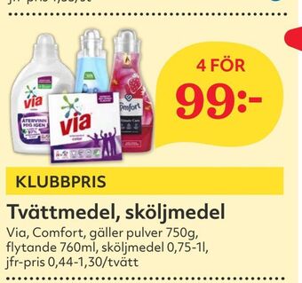 Hemköp Tvättmedel, sköljmedel erbjuda
