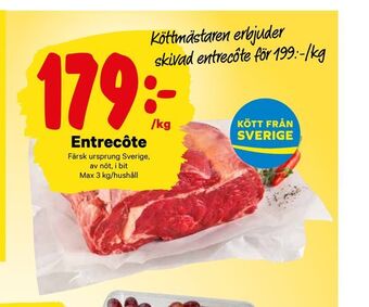 City Gross Entrecôte erbjuda