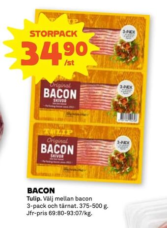 Stora Coop Bacon erbjuda