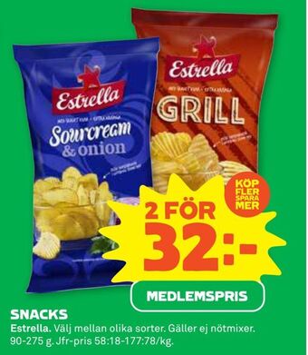 Stora Coop Snacks erbjuda