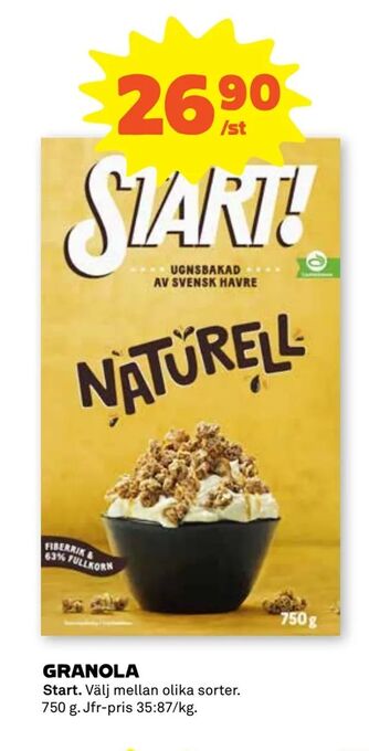 Stora Coop Granola erbjuda