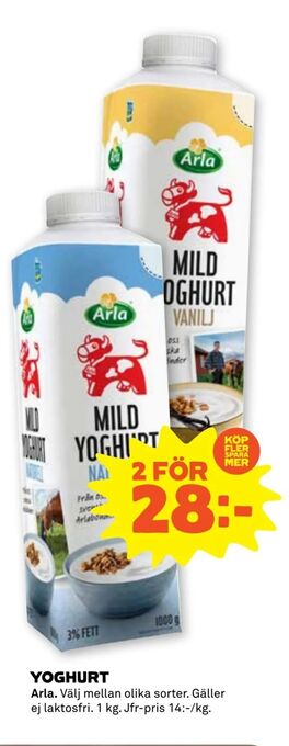 Stora Coop Yoghurt erbjuda
